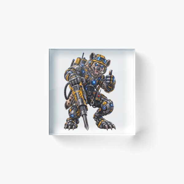 Item preview, Steel Hyena – Demolition Specialist | Mechanical Animal designed and sold by SteelCoat Studio.