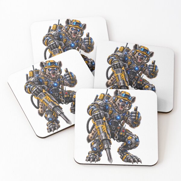 Item preview, Steel Hyena – Demolition Specialist | Mechanical Animal designed and sold by SteelCoat Studio.