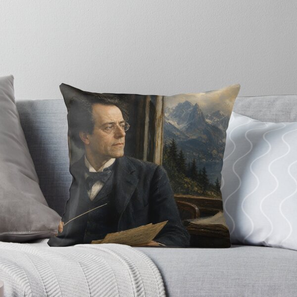 Item preview, Symphonic Philosopher: Gustav Mahler Vintage Oil Painting - Cosmic Harmonies designed and sold by DoReMiStudio.