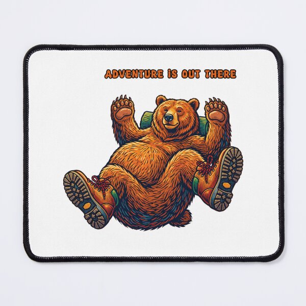 Item preview, Adventure Bear Hiking Boots designed and sold by TeeARTHY.
