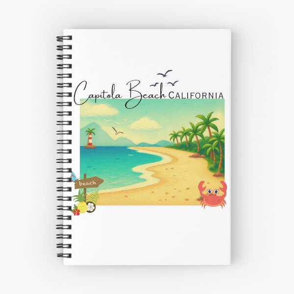 Item preview, Capitola Beach California Vintage Travel Poster | Retro Coastal Art Print designed and sold by DonnaRaine.