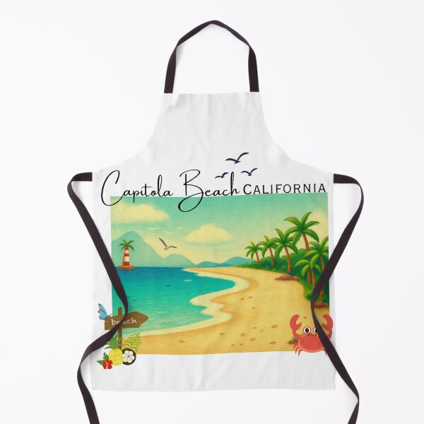 Item preview, Capitola Beach California Vintage Travel Poster | Retro Coastal Art Print designed and sold by DonnaRaine.