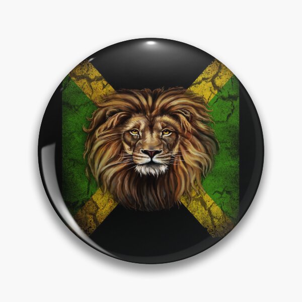 Item preview, Jamaica Flag Lion designed and sold by RastaColors.