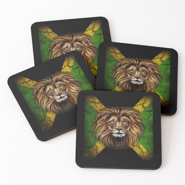 Item preview, Jamaica Flag Lion designed and sold by RastaColors.