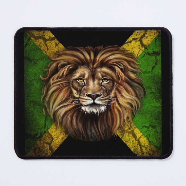 Item preview, Jamaica Flag Lion designed and sold by RastaColors.