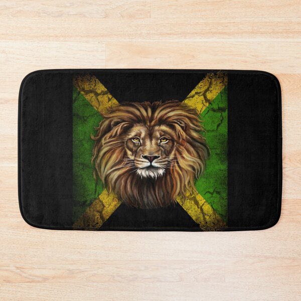 Item preview, Jamaica Flag Lion designed and sold by RastaColors.