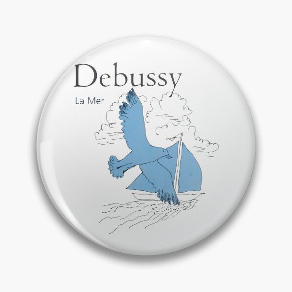 Item preview, Debussy La Mer Vintage Classical Music Illustration designed and sold by TheGreatGildy.
