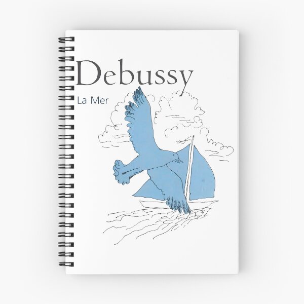 Item preview, Debussy La Mer Vintage Classical Music Illustration designed and sold by TheGreatGildy.