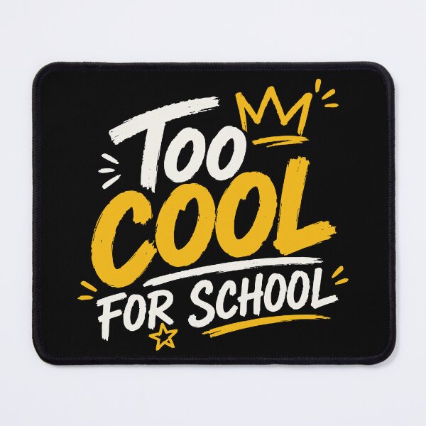 Item preview, Too Cool for School | Funny Retro School Design designed and sold by Sunday.Supply.