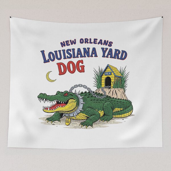 Item preview, Louisiana Yard Dog Alligator designed and sold by TeeARTHY.