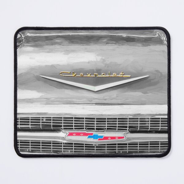 Item preview, 1957 Chevrolet Nomad Station Wagon Adobe Beige and Imperial Ivory Technical Blueprint Car Poster designed and sold by RichFrancoCars.