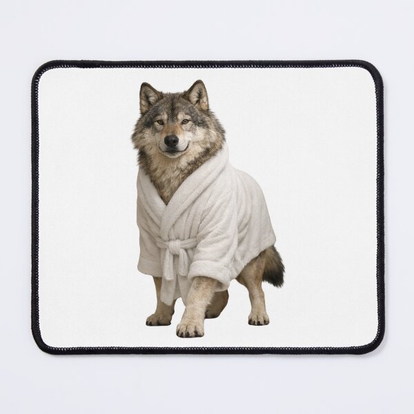 Item preview, Comfy Bathrobe Dire Wolf designed and sold by Sillytoe.