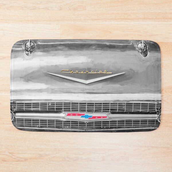 Item preview, 1957 Chevrolet Nomad Station Wagon Adobe Beige and Imperial Ivory Technical Blueprint Car Poster designed and sold by RichFrancoCars.