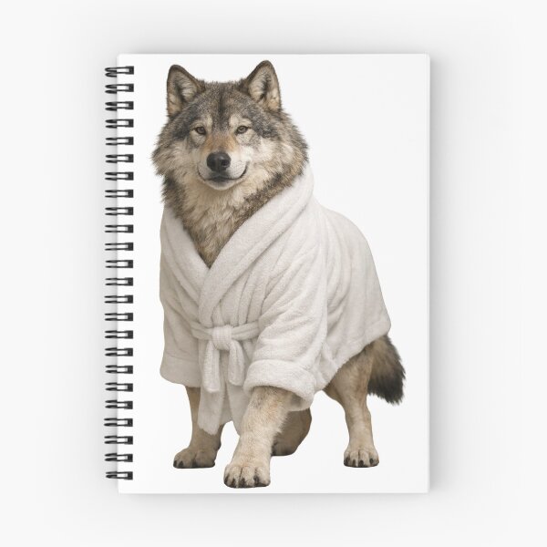 Item preview, Comfy Bathrobe Dire Wolf designed and sold by Sillytoe.