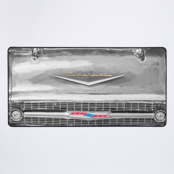 Item preview, 1957 Chevrolet Nomad Station Wagon Adobe Beige and Imperial Ivory Technical Blueprint Car Poster designed and sold by RichFrancoCars.