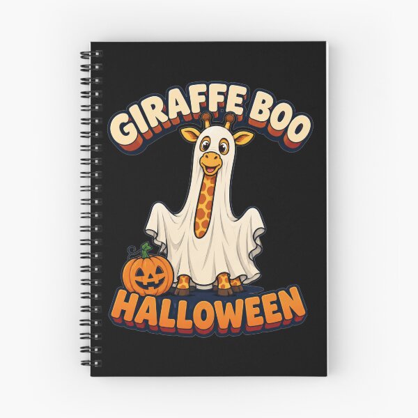 Item preview, Giraffe Boo Halloween Simple Pumpkin Cartoon Art Costume Pun Gift for Giraffe Lovers designed and sold by Nightarel.