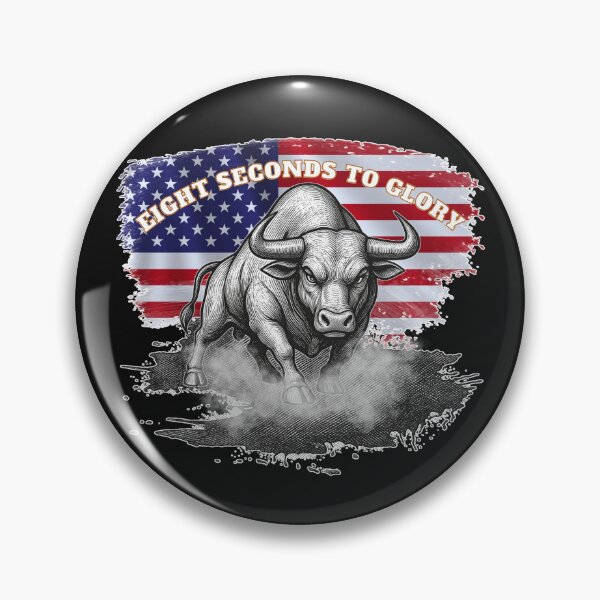 Item preview, Eight Seconds to Glory - American Rodeo Bull Riding designed and sold by Art89-T-Shirts.