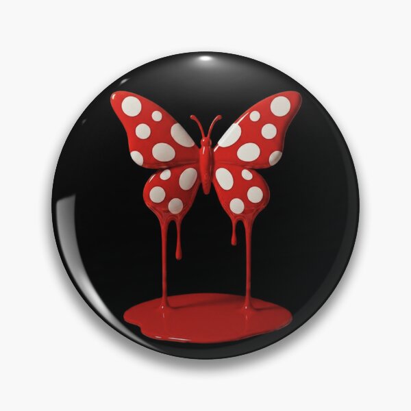 Item preview, Melting Polka Dot Butterfly Pop Art designed and sold by YourColorsWall.