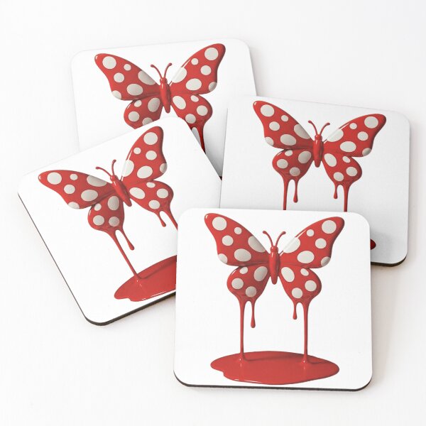Item preview, Melting Polka Dot Butterfly Pop Art designed and sold by YourColorsWall.