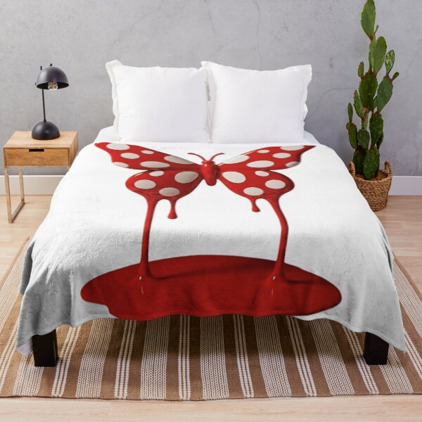Item preview, Melting Polka Dot Butterfly Pop Art designed and sold by YourColorsWall.