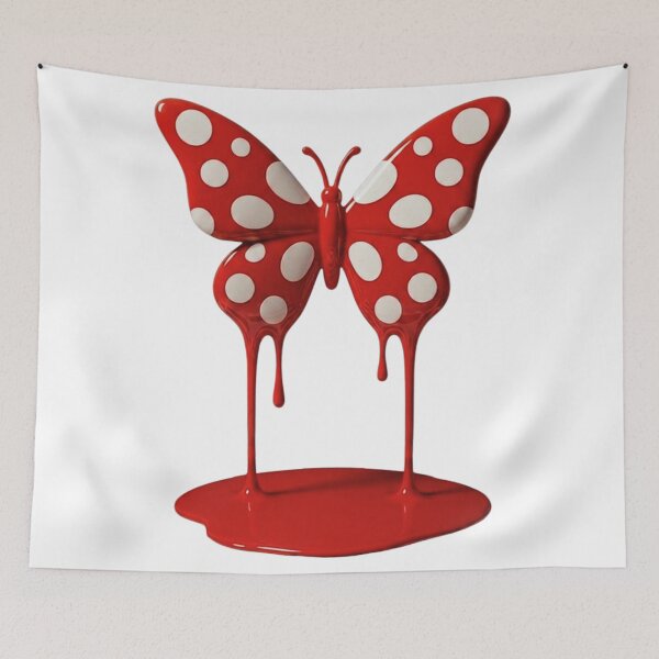 Item preview, Melting Polka Dot Butterfly Pop Art designed and sold by YourColorsWall.