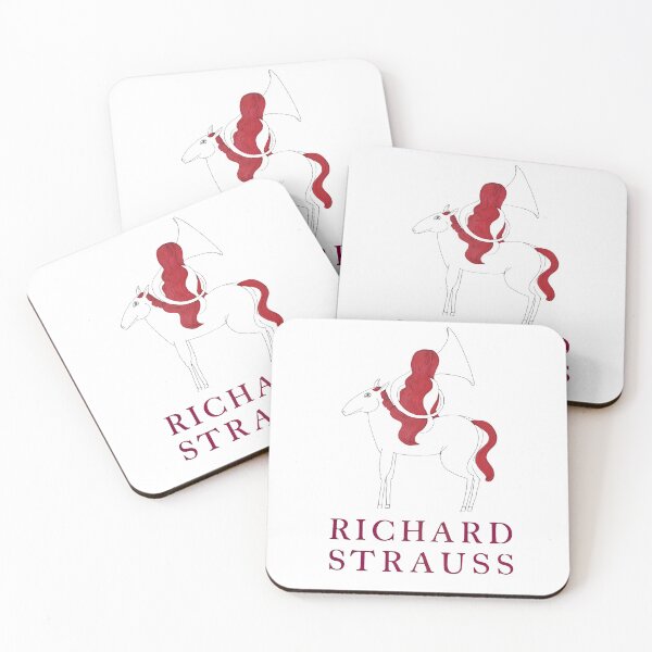 Item preview, Richard Strauss Vintage Horn Rider Illustration designed and sold by TheGreatGildy.