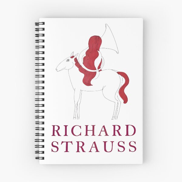 Item preview, Richard Strauss Vintage Horn Rider Illustration designed and sold by TheGreatGildy.