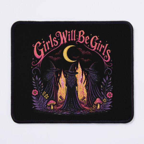 Item preview, Girls Will Be Girls Witches designed and sold by TeeARTHY.