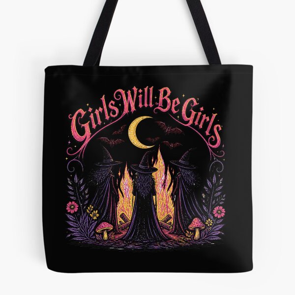 Item preview, Girls Will Be Girls Witches designed and sold by TeeARTHY.