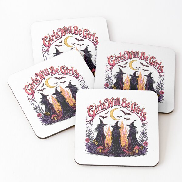 Item preview, Girls Will Be Girls Witches designed and sold by TeeARTHY.