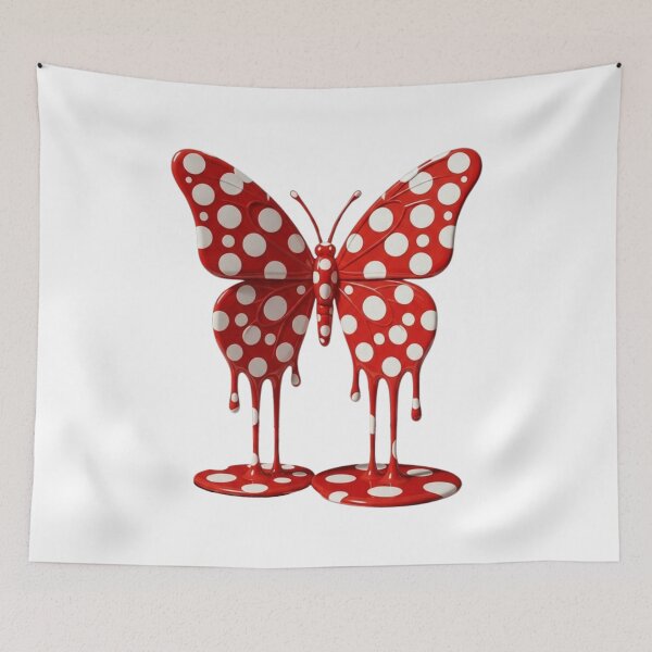 Item preview, Melting Polka Dot Butterfly Pop Art designed and sold by YourColorsWall.