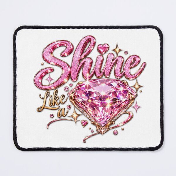 Item preview, Shine Like a Diamond – Pink Glitter 3D designed and sold by MKVisions.