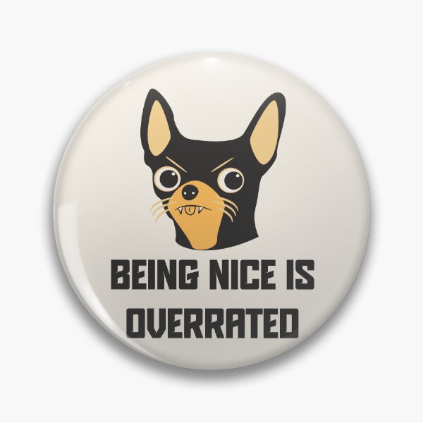 Item preview, Being Nice is Overrated Illustration designed and sold by beboplab.