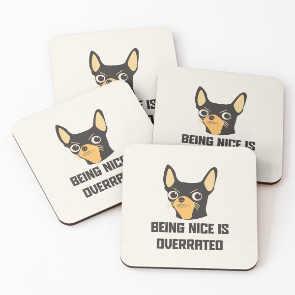 Item preview, Being Nice is Overrated Illustration designed and sold by beboplab.