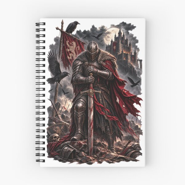 Item preview, The Last Knight – Realistic Medieval Dark Fantasy Warrior Design designed and sold by MentShop1.
