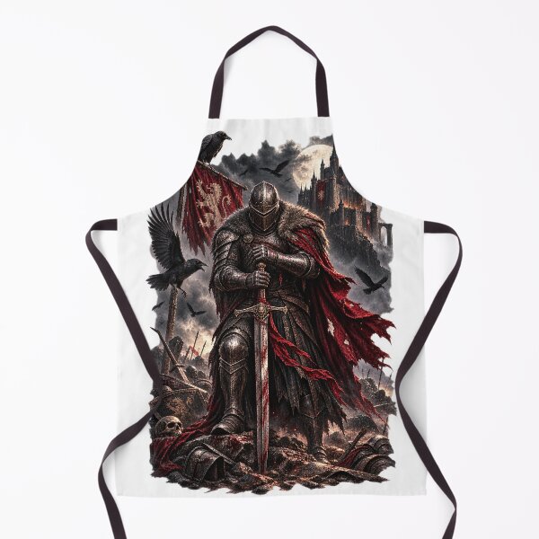 Item preview, The Last Knight – Realistic Medieval Dark Fantasy Warrior Design designed and sold by MentShop1.