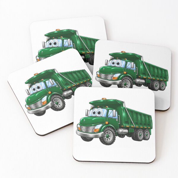 Item preview, Green Dump Truck Cartoon designed and sold by Scott Hayes.