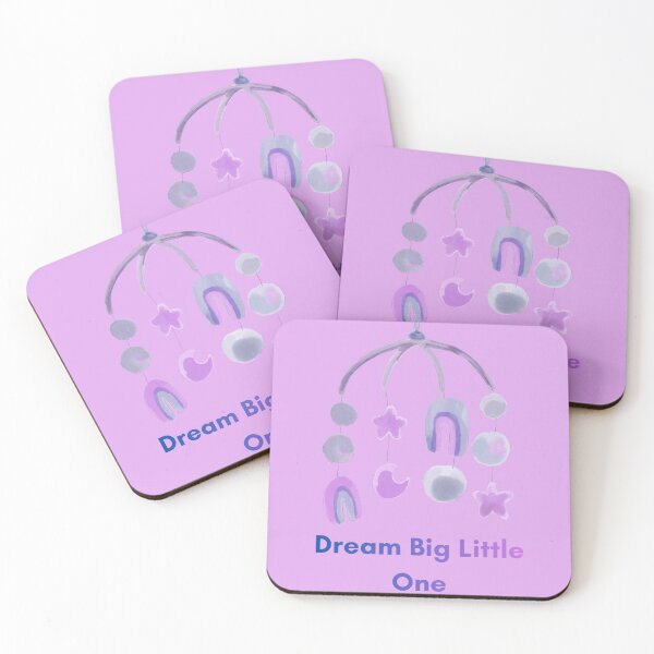 Item preview, Dream Big Little One - Purple Baby Mobile Nursery Art designed and sold by PrintLush777.