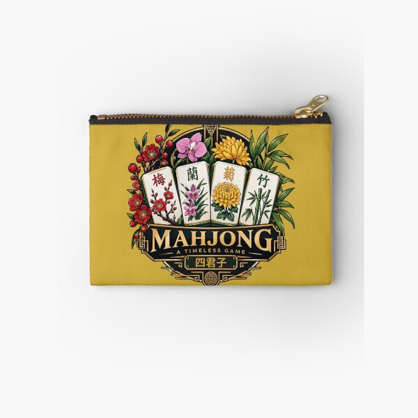 Item preview, Mahjong Player - The Four Gentlemen designed and sold by NovaNookStudio.