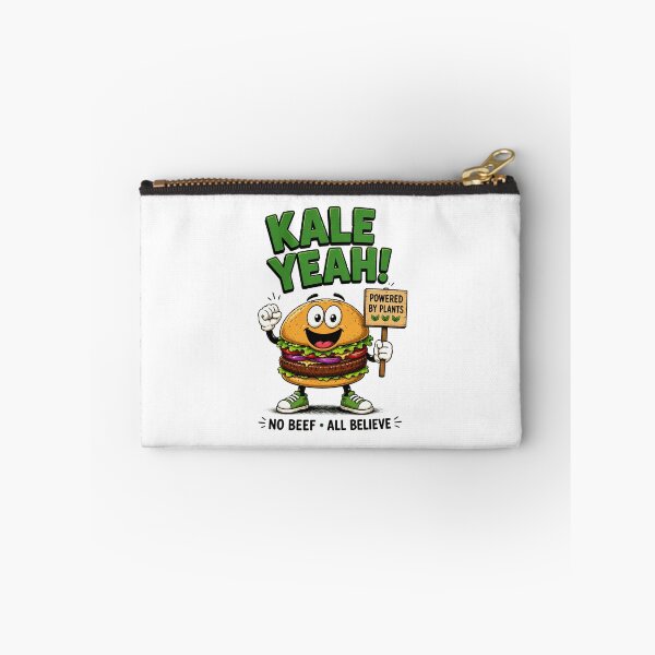 Item preview, Kale Yeah Powered by Plants Funny Vegan Burger Design. designed and sold by The-T-In-Retro.