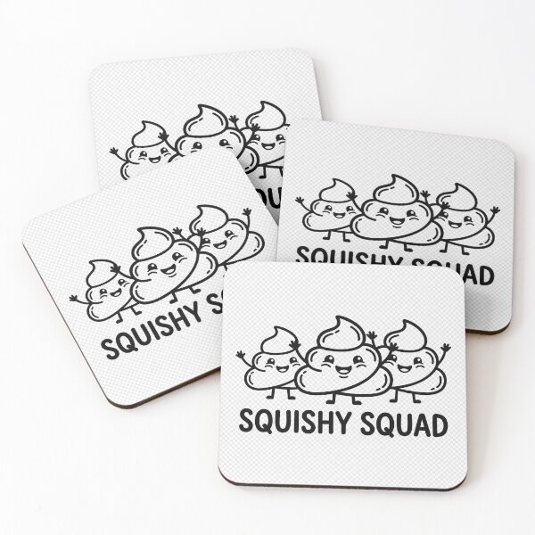 Item preview, Squishy Squad Cute Funny  designed and sold by MissArtForU.
