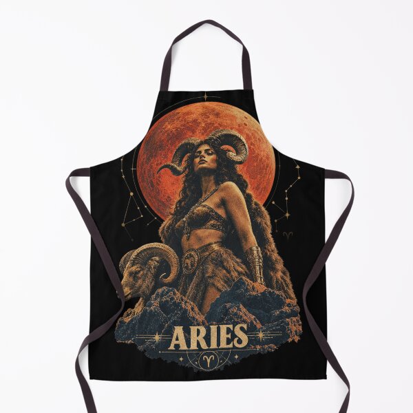 Item preview, Aries Zodiac Warrior Woman | Mystical Astrology Ram Goddess Art designed and sold by Cary-s.