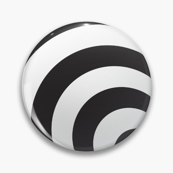 Item preview,  Black and White Op Art Abstract Pattern designed and sold by BigDigital.