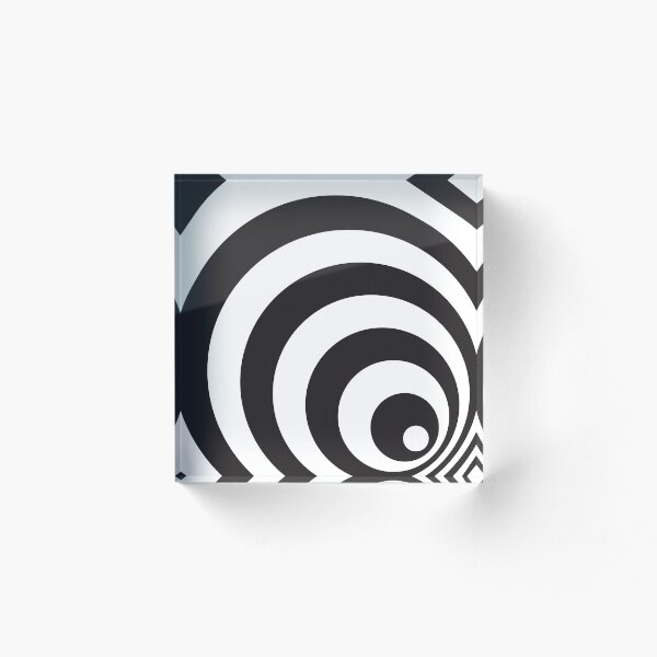 Item preview, Patrón abstracto de arte óptico en blanco y negro designed and sold by BigDigital.
