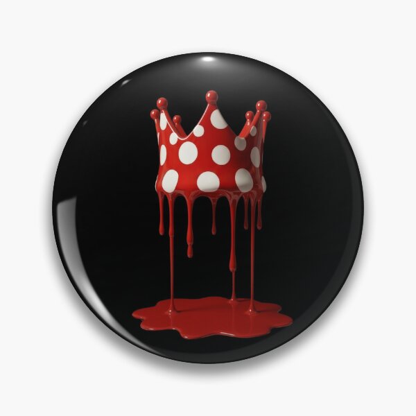 Item preview, Melting Polka Dot Crown Pop Art designed and sold by YourColorsWall.