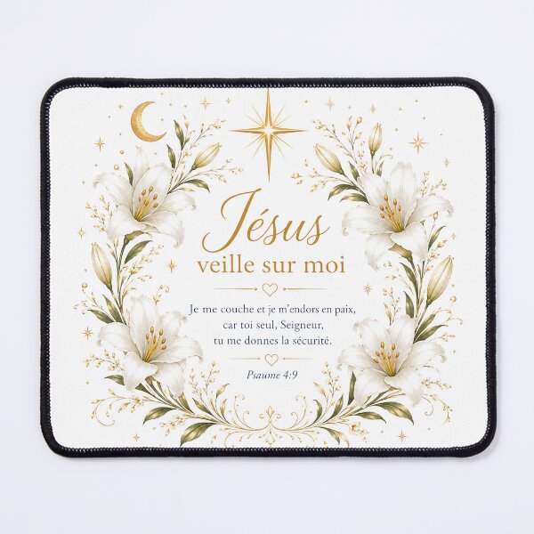 Item preview, Jesus watches over me – Psalm 4:9 | Peace, Protection & Sleep designed and sold by Herami.