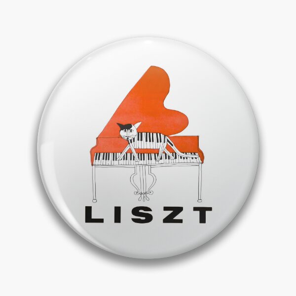 Item preview, Franz Liszt Piano Cat Vintage Illustration designed and sold by TheGreatGildy.