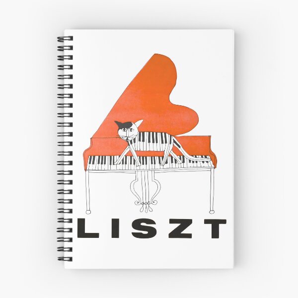 Item preview, Franz Liszt Piano Cat Vintage Illustration designed and sold by TheGreatGildy.
