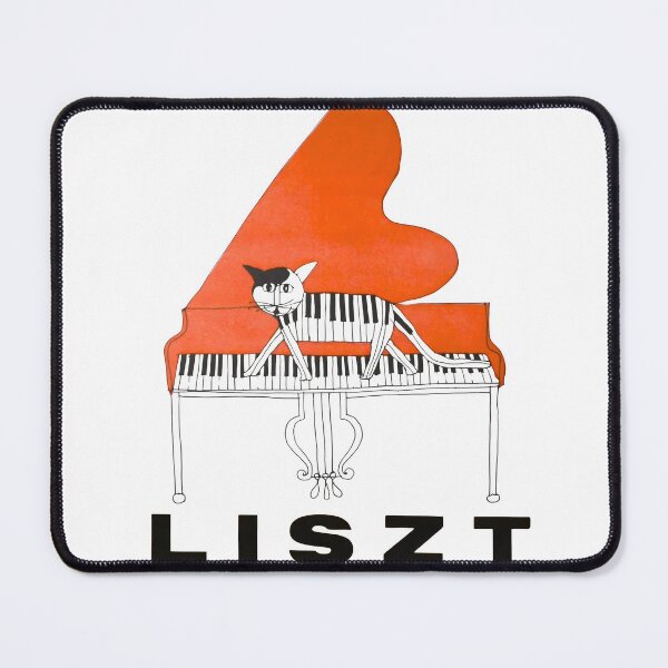 Item preview, Franz Liszt Piano Cat Vintage Illustration designed and sold by TheGreatGildy.