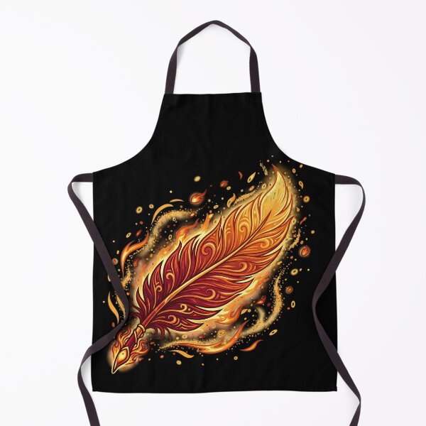 Item preview, Mythical Flaming Phoenix Feather of Rebirth - Fire Quill Fantasy Art designed and sold by KreonaTime.